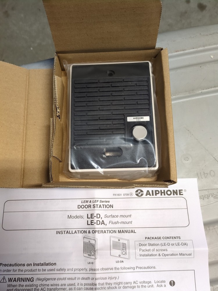 AIPHONE LE-D Surface Mount Door Station