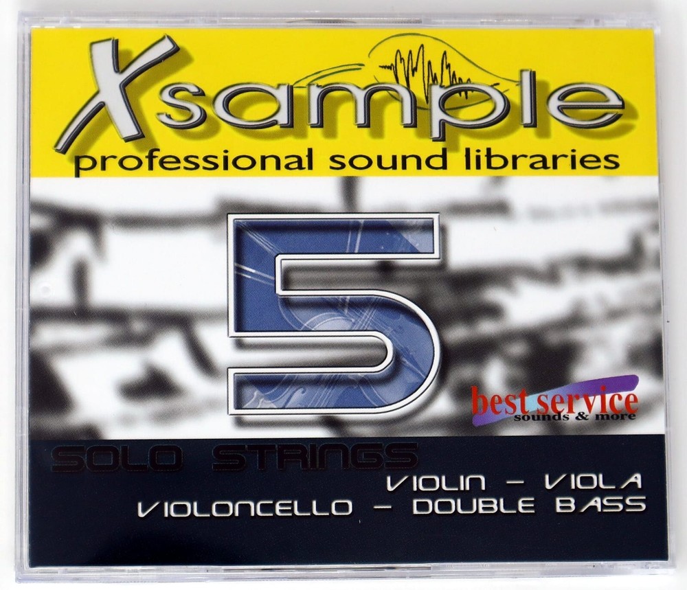 Best Service Xsample Volume 5 Solo E-Mu Format Sample/Sound Library/Sampling CD