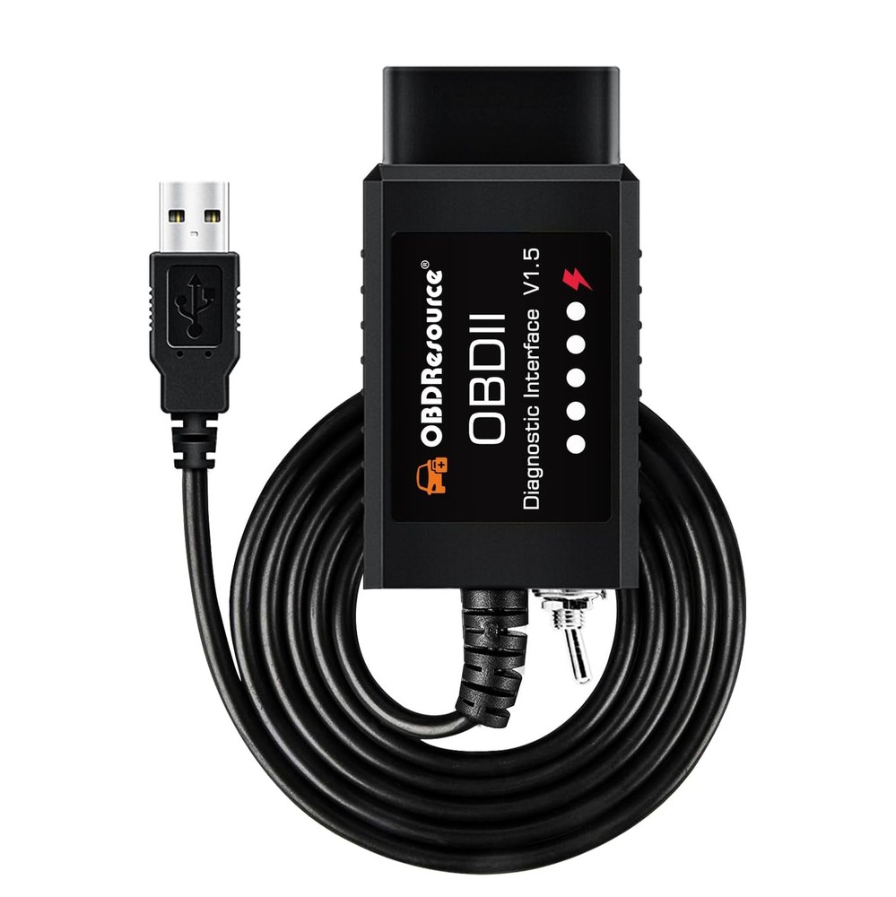 ELM327 USB Scanner OBD2 Scanner Adapter for Windows Diagnostic Tool for Ford