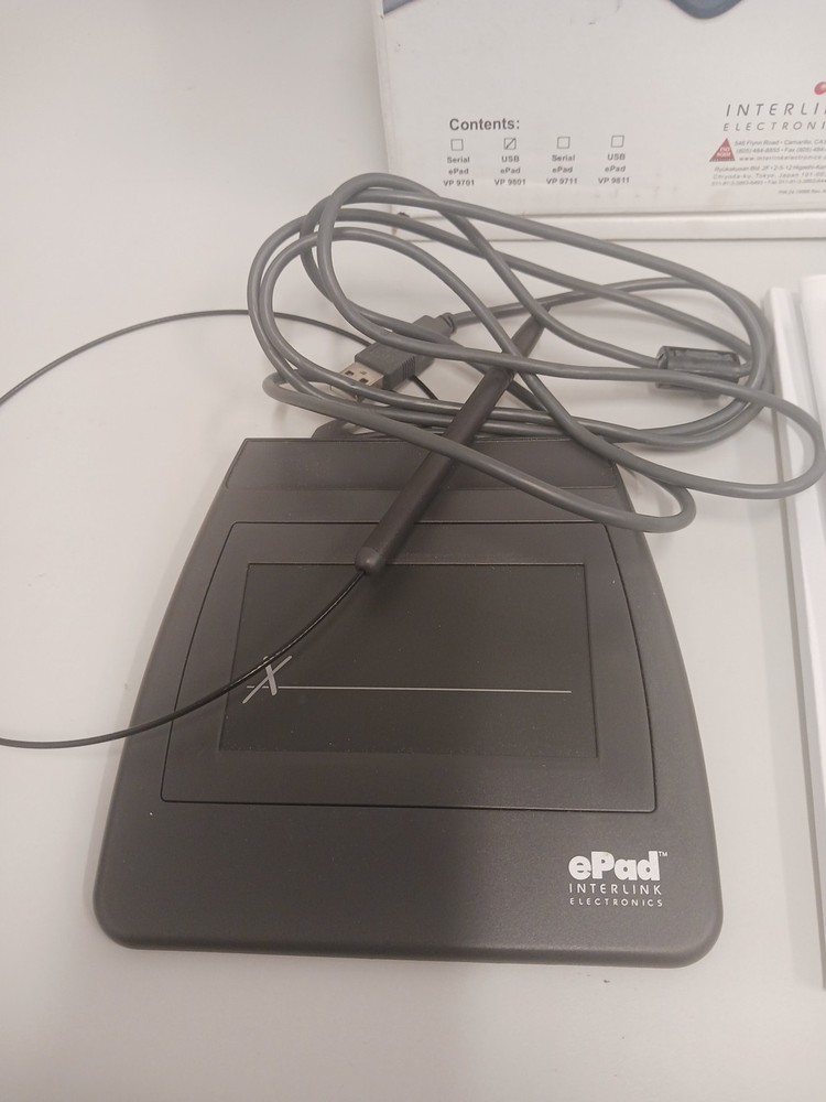 ePad USB VP 9801 Signature Pad