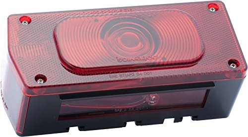 ST37RS ST-37RS Tail Light with License Light, Red
