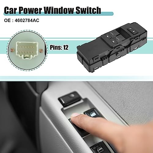 ACROPIX Front Left Driver Side Power Window Switch Fit for Dodge Challenger