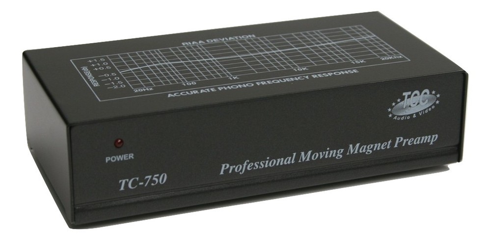 TCC TC-750 Phono Preamp; Black finish version!