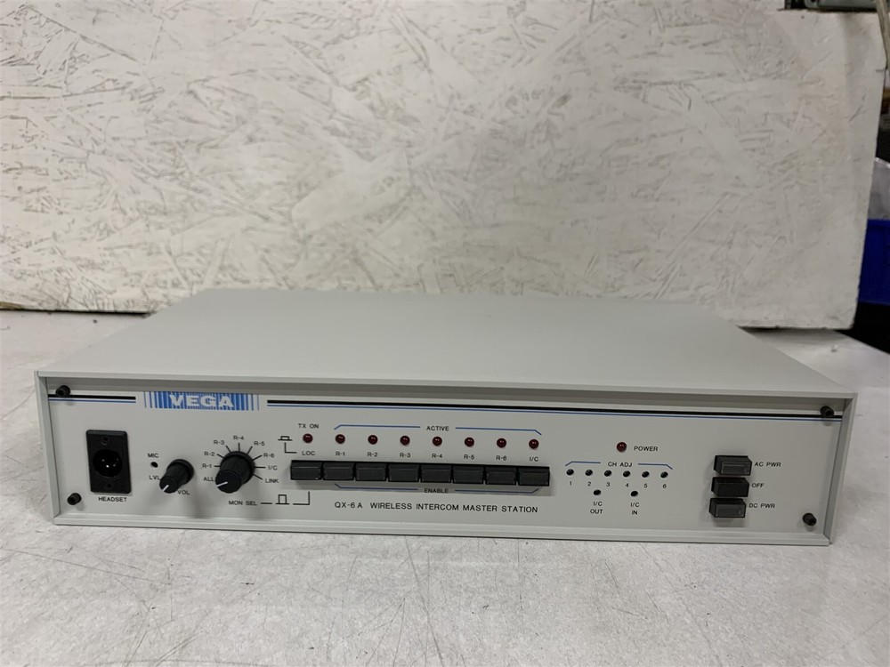 VEGA WIRELESS INTERCOM MASTER STATION QX-6A