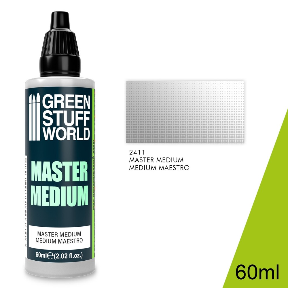 Master Medium 60ml - for Airbrush and Brush Acrylic Paint transparency