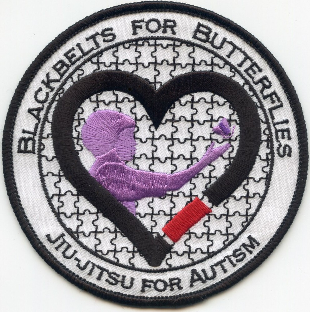 BLACKBELTS FOR BUTTERFLIES AUTISM AWARENESS PATCH