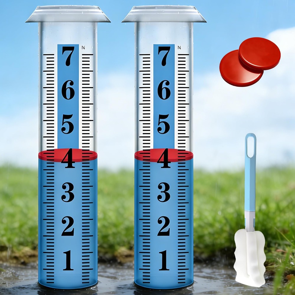 WondMall 2PCS Rain Gauge Replacement Tube