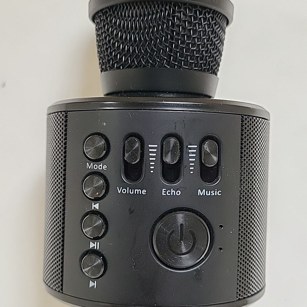 Core Innovations Wireless Bluetooth Karaoke Microphone w/ Speakers KRMC101BL