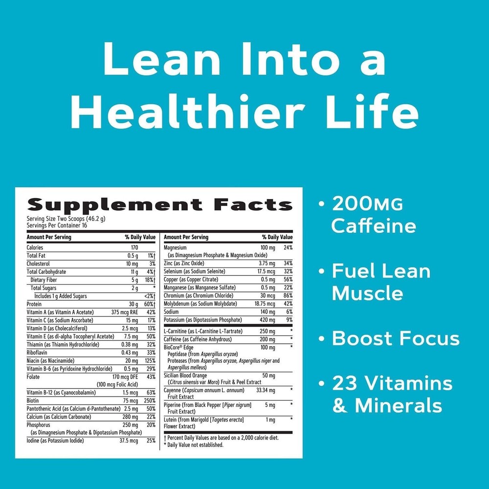 Total Lean Lean Shake Burn - Vanilla Crème 16 Servings