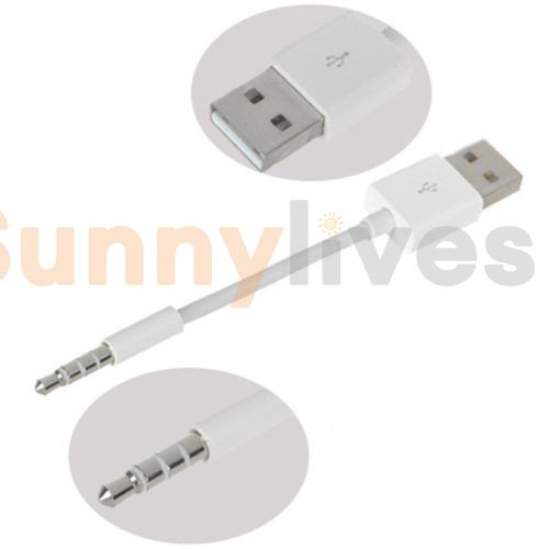 USB Charger Data Sync Cable For Apple iPod Shuffle 1st 2nd Generation 11cm