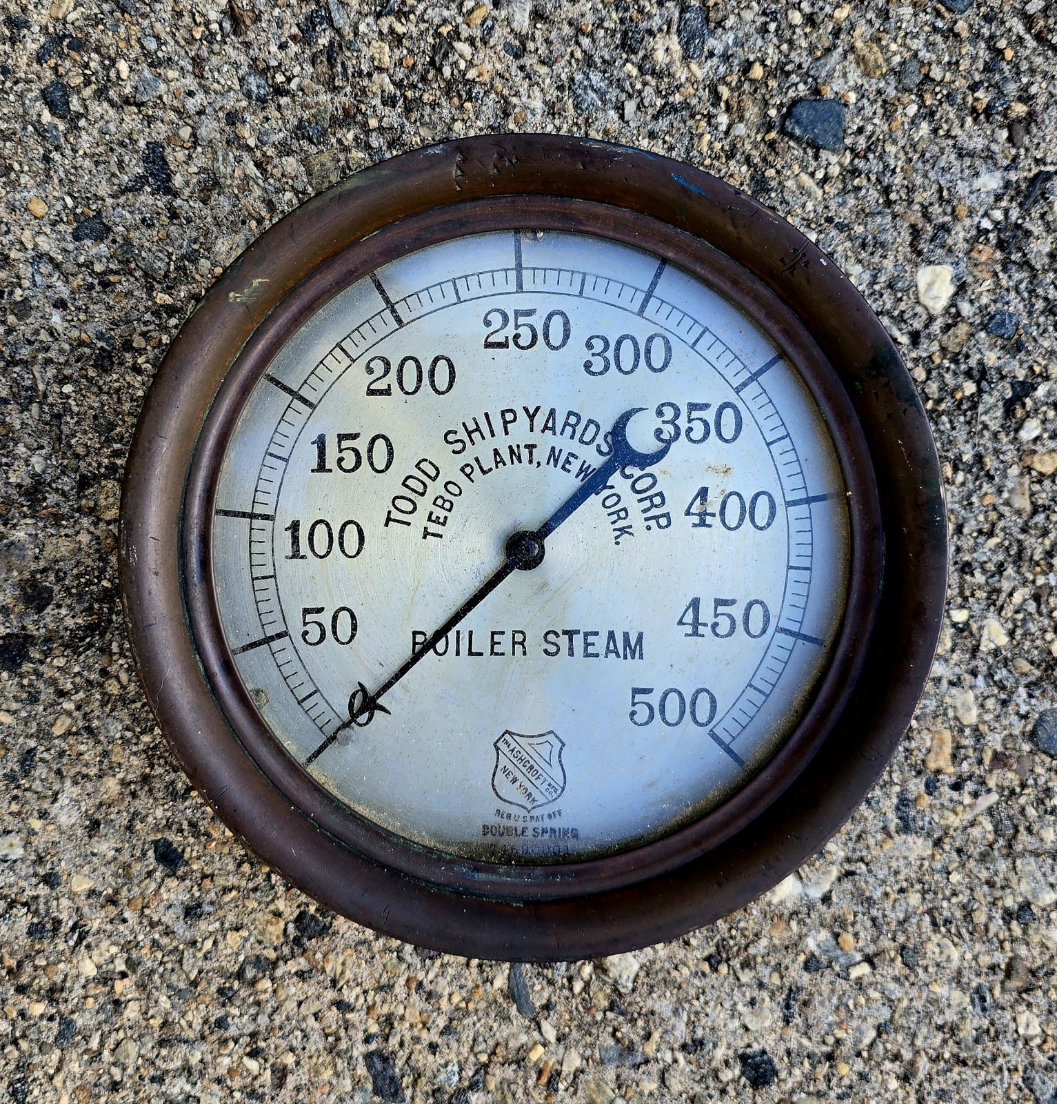 c1925 Todd Shipyard Tebo Brooklyn Ny Marine Repair Drydocks Steam Boiler