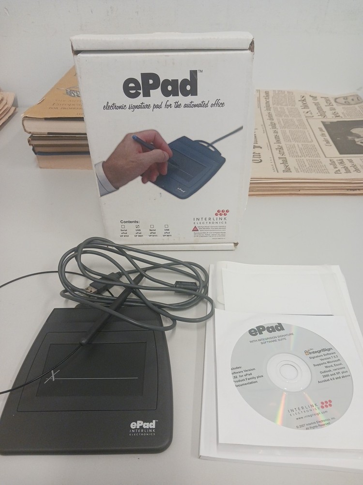 ePad USB VP 9801 Signature Pad