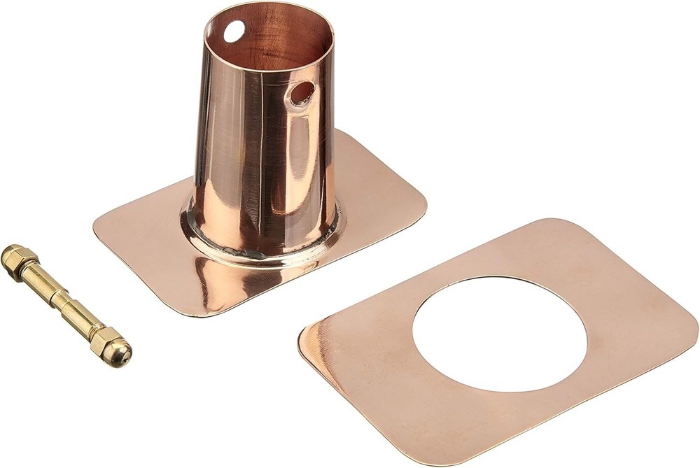 Universal Copper Gutter Clip Funnel - Quick Install Rain Chain Adapter