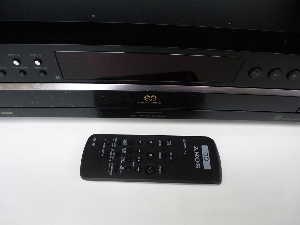 Sony SCD-CE595 Super Audio CD Player 5 Disc Changer - with Remote TESTED