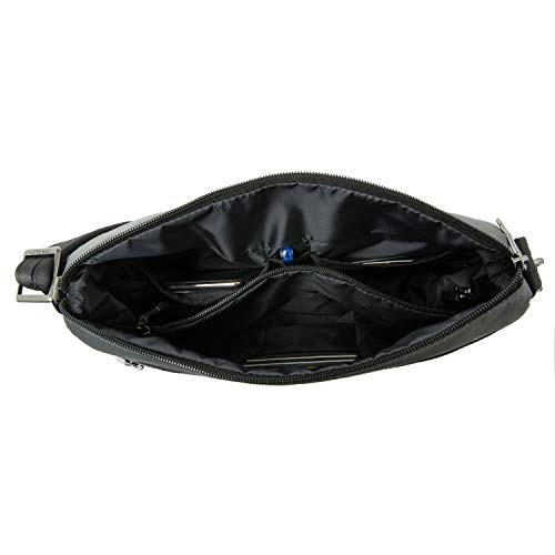 Anti-Theft Active Medium Crossbody Bag Charcoal