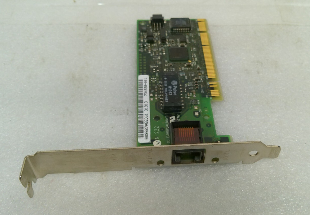 Intel Ethernet PCI Controller Card 734938-001