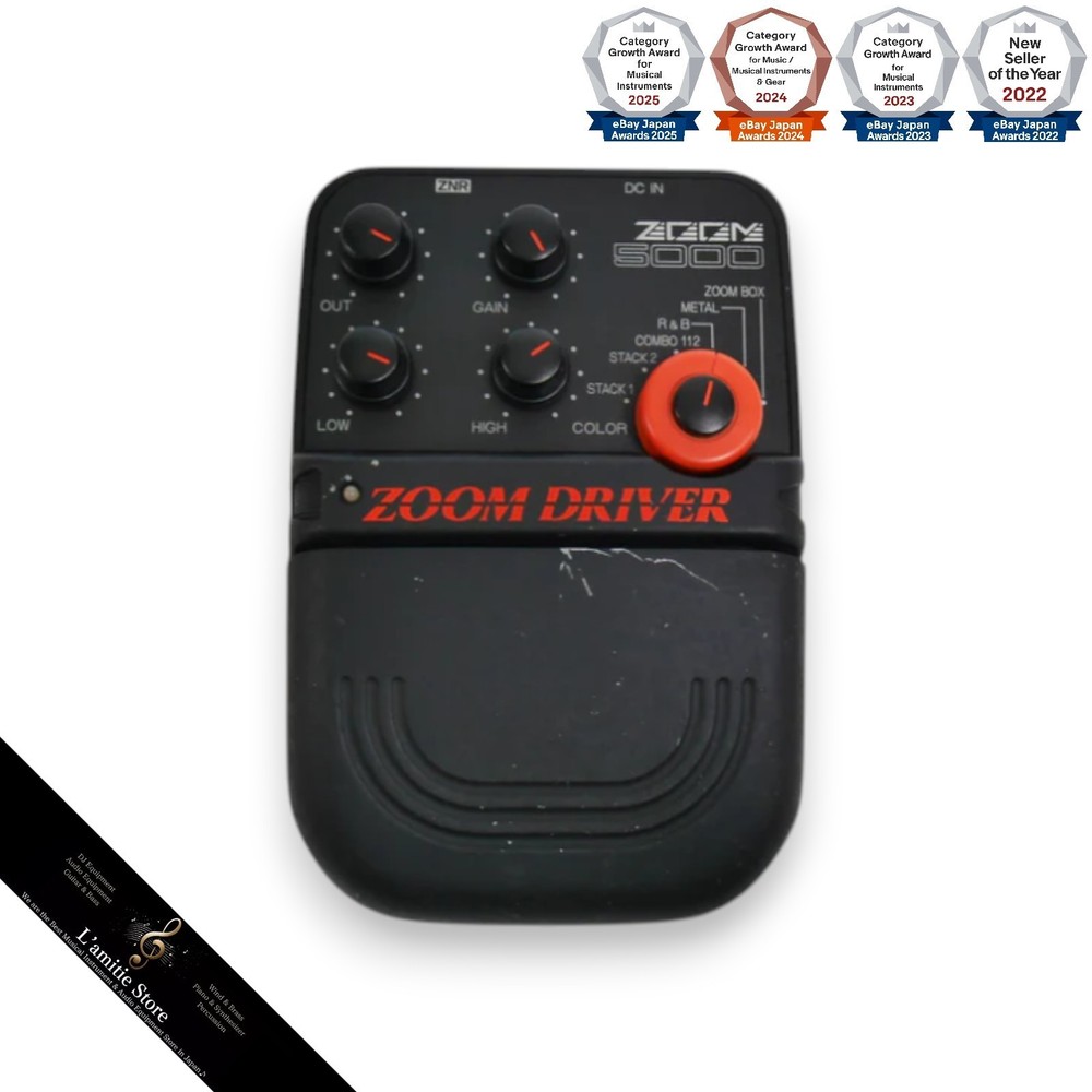 Zoom Driver 5000 Overdrive Distortion Guitar Effects Pedal Effector Amplifier JP