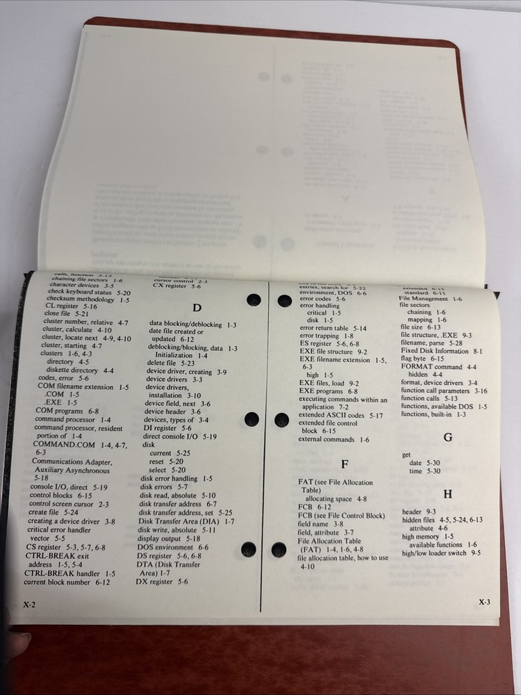 IBM DOS 2.10 Technical Reference Manual Binder Advanced Diagnostics Floppy Disks