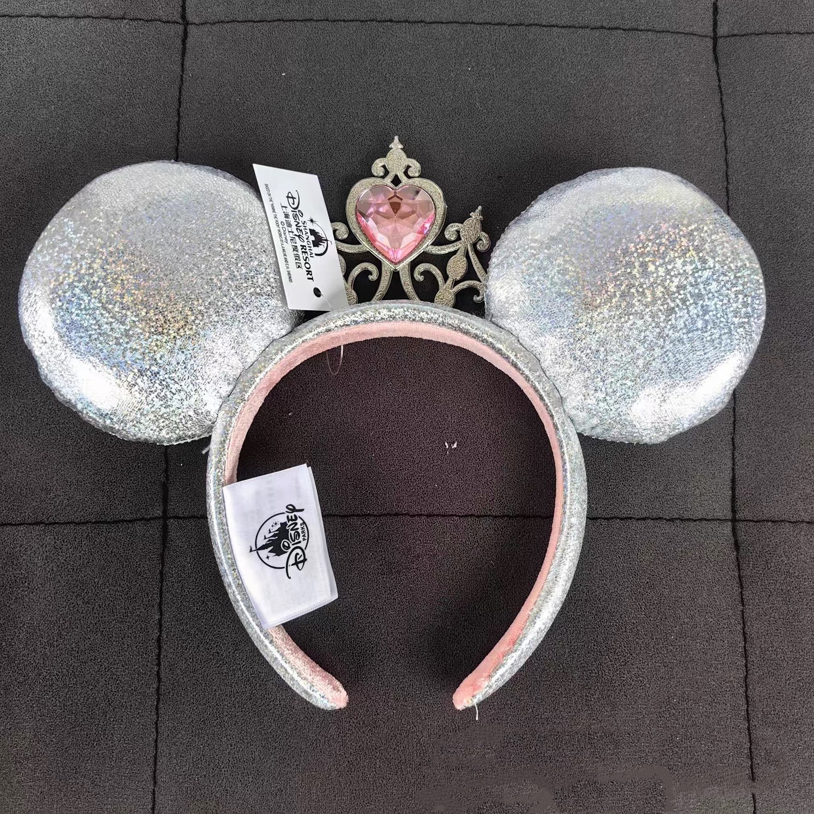Disney Parks Princess Iridescent Tiara Minnie Mouse Ears Headband 2025 US