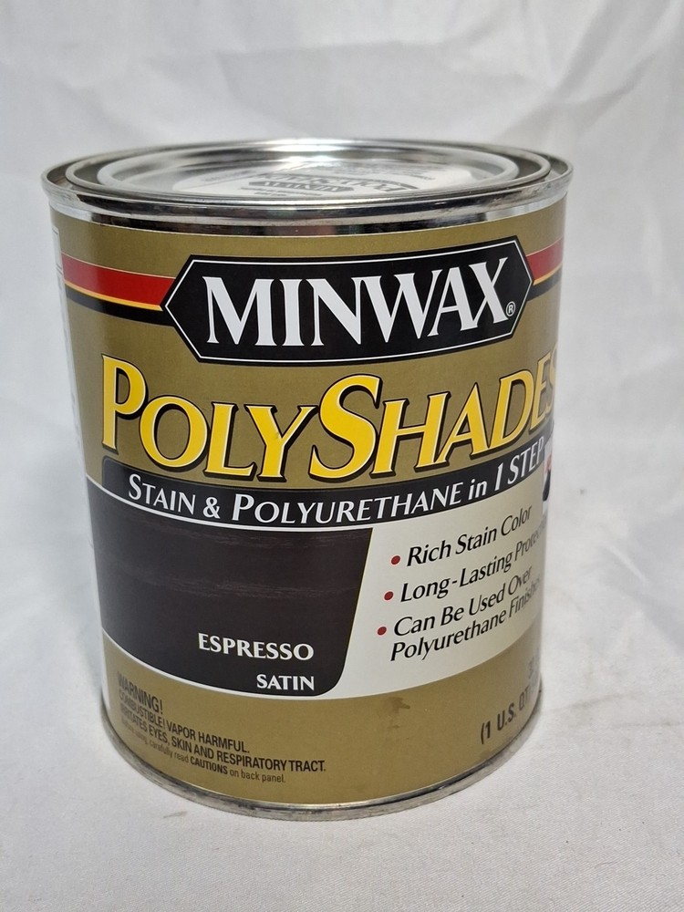 Minwax PolyShades - Stain & Polyurethane, 1 Quart, ESPRESSO SATIN