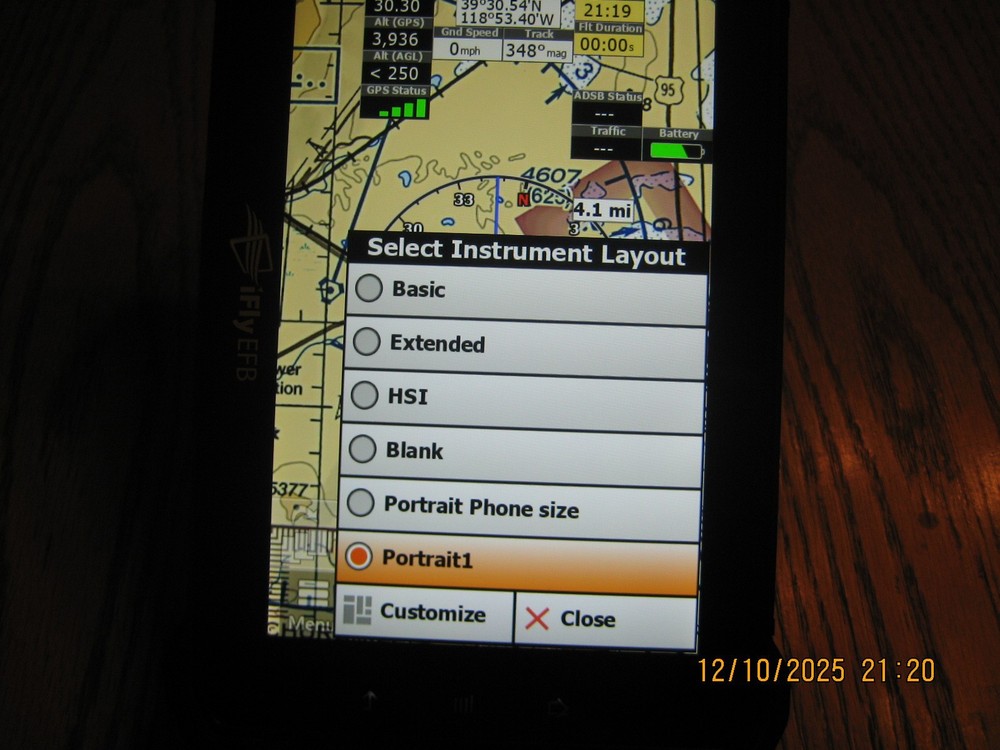 Adventure Pilot iFly EFB Aviation Tablet