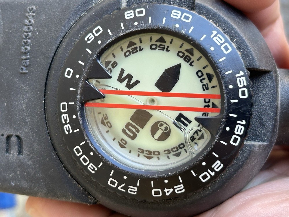 U.S. DIVERS Aqua Lung Matrix Pivot Gauge Console SCUBA DIVING COMPUTER *Working*