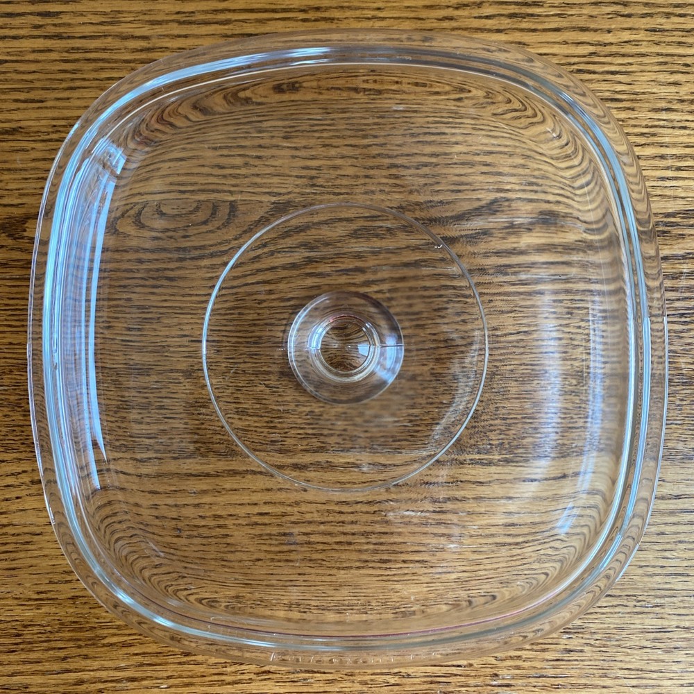 PYREX A9C Clear Replacement Lid Cover; Square; LID ONLY