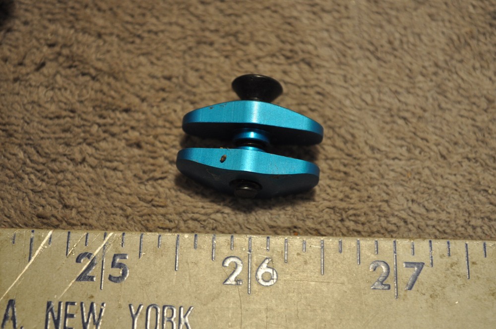 Blue Bow Cable Clamp Aluminum Archery Bowstring Clamp Unknown Brand