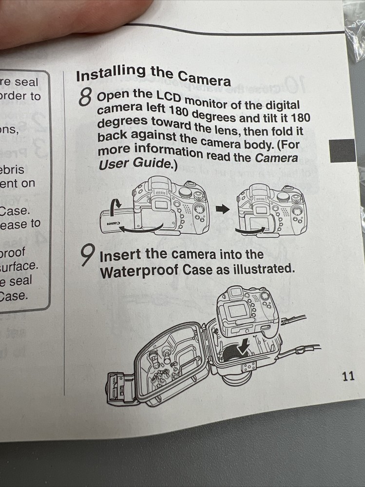 Canon WP-DC20 dive housing for Powershot S1 IS camera