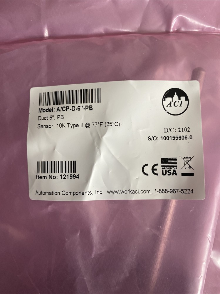 ACI A/CP-D-6”-PB 121994 Sensor