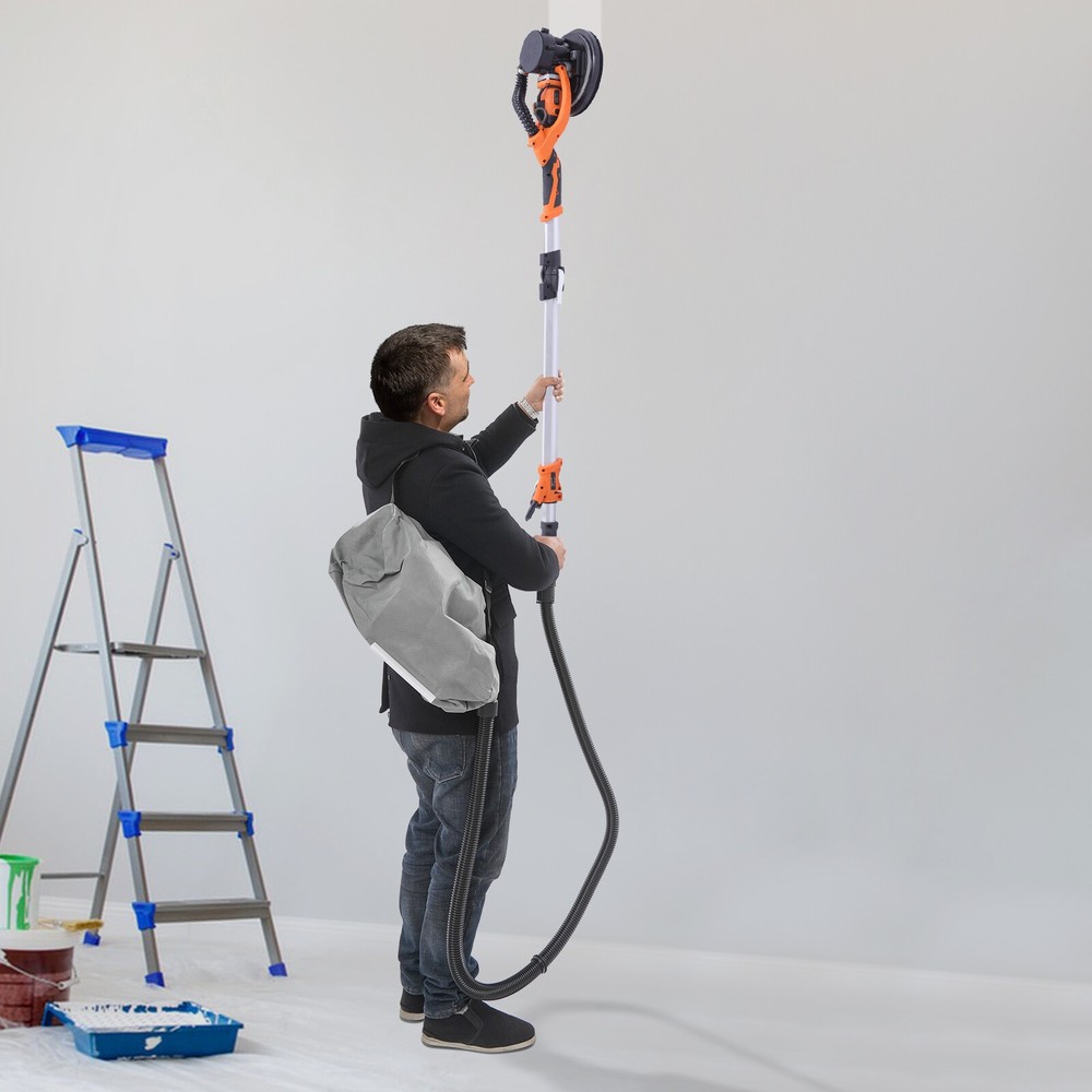 Electric Drywall Sander with Dust Collection & Adjustable Speed Settings