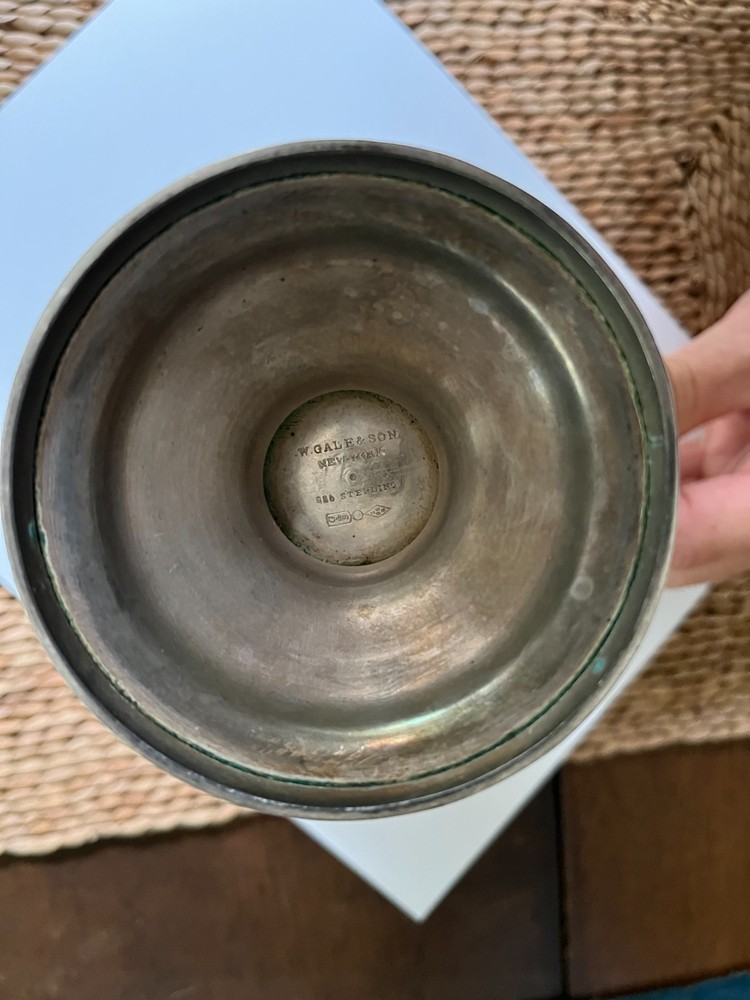 Sterling Silver (cream) pitcher, W Gale & Son