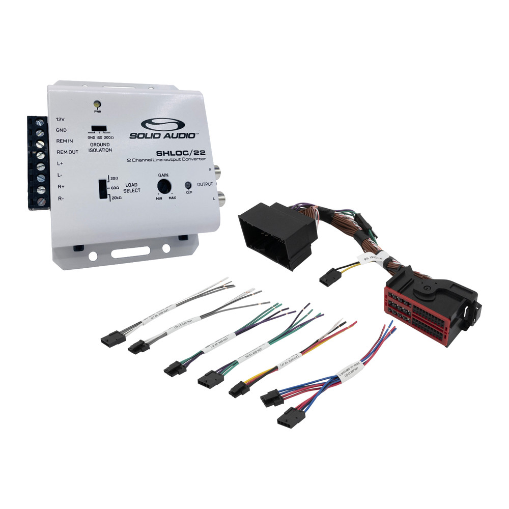 PAC Amplifier Integration Solution for 2013-2024 Dodge Jeep Ram LPHCH41+SHLOC/22