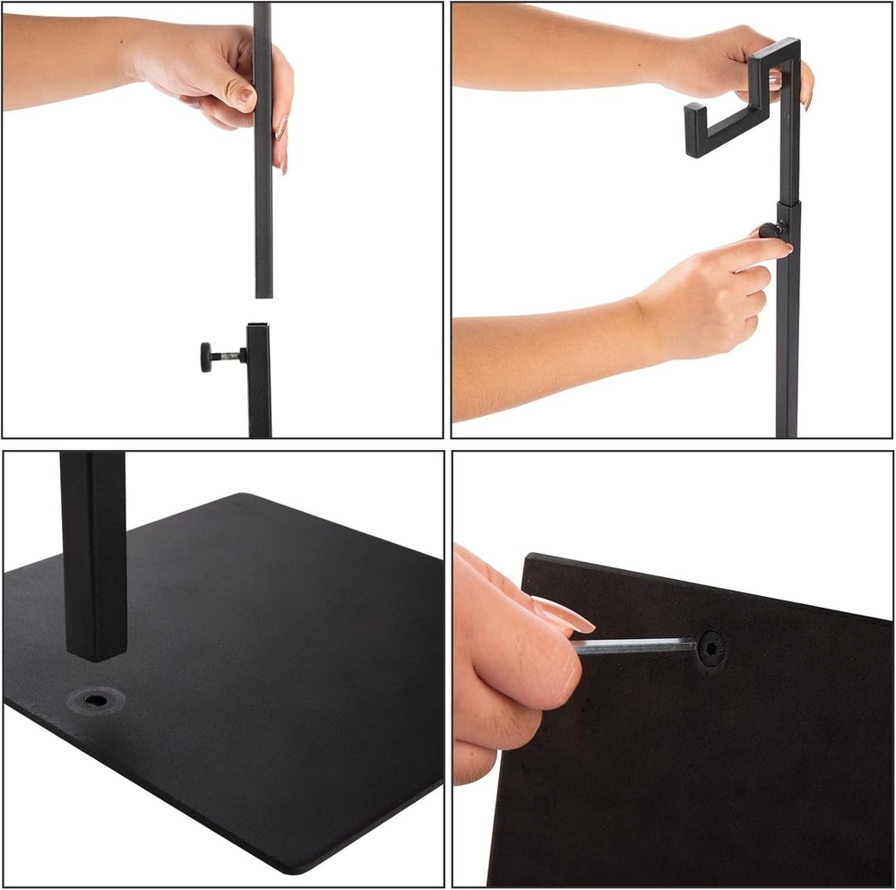 Scratch Resistant Adjustable Display Stand for Handbags and Accessories