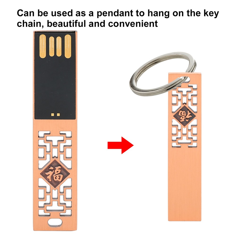 Metal USB Flash Disk Waterproof 2.0 Drive For Data Sharing New↑