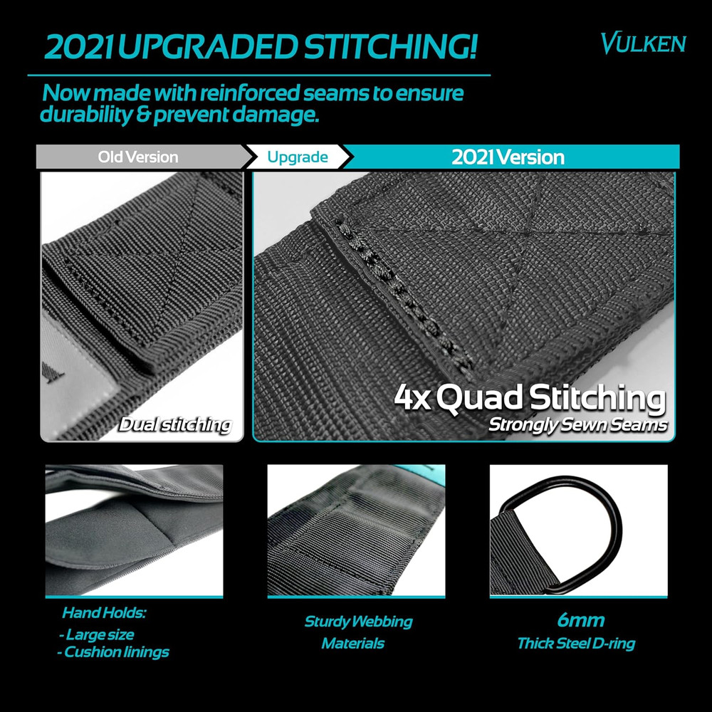 Tricep Rope Cable Attachment. Two Size in One Extra Long Pull down Rope. Triceps