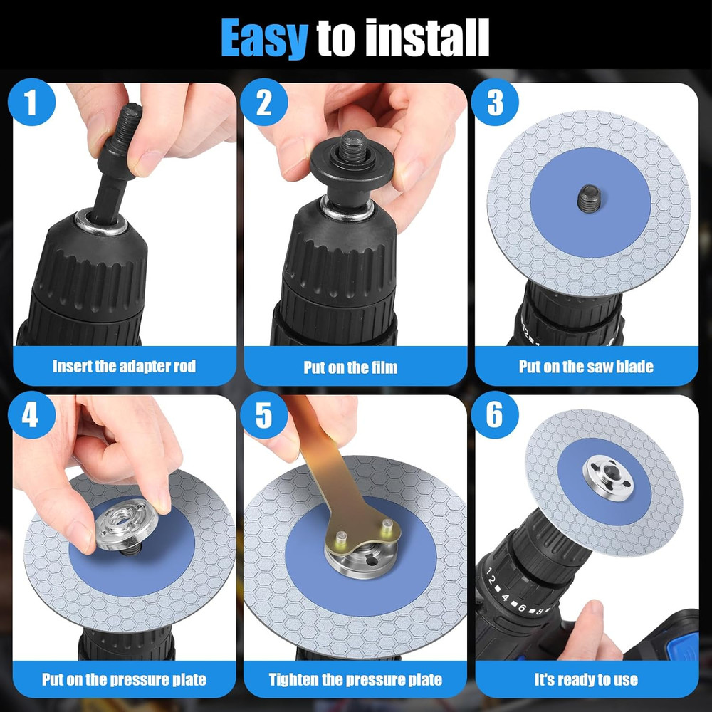 JUXILPP 1 Set Angle Grinder Connector Set Lasting Strength Impact Resistant E...