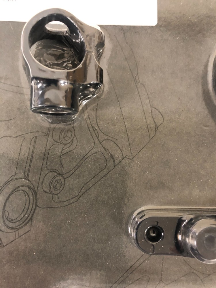 Hyperpro steering damper mounting kit. KTM 1090 Adventure (2017 - 2018)
