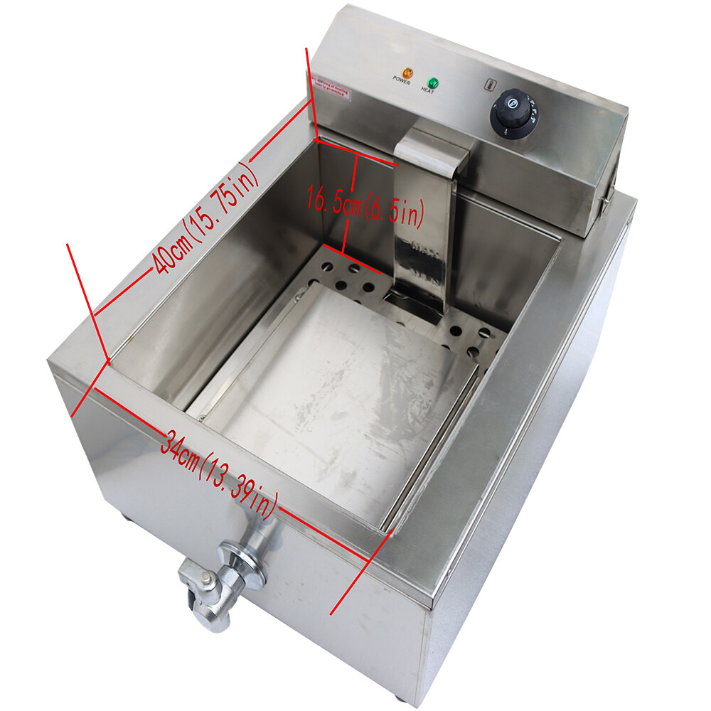 TECHTONGDA 110V Stainless Steel Multi-Purpose Funnel Cake Fryer for Donuts etc.