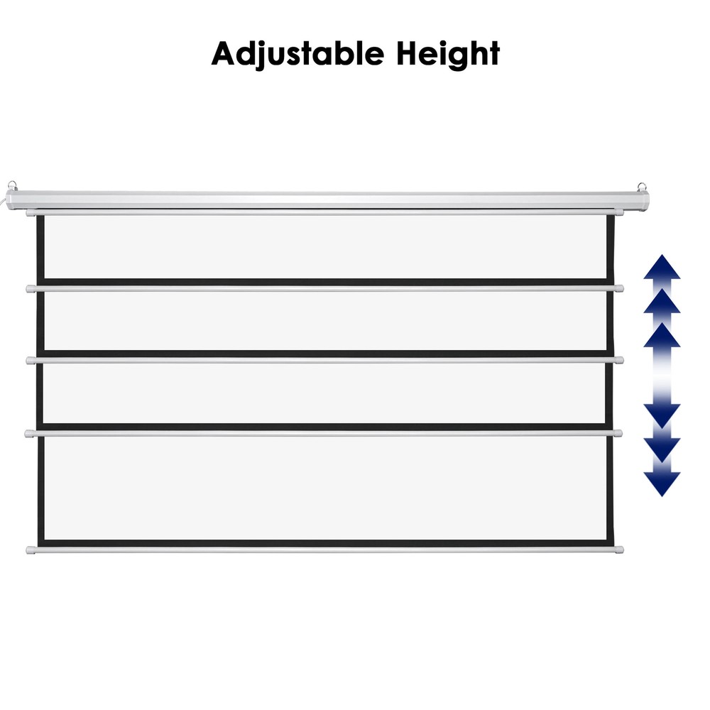 92" 16:9 Electric Auto Motorized Projector Screen Projection with Remote Control