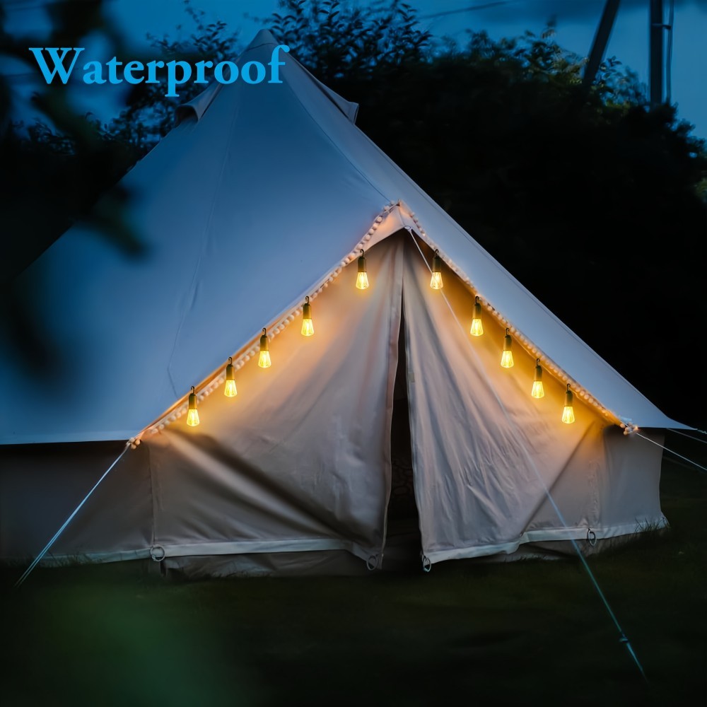 4x LED Lantern Camping Light Tent Lamp USB Night Light 3 Brightness Modes