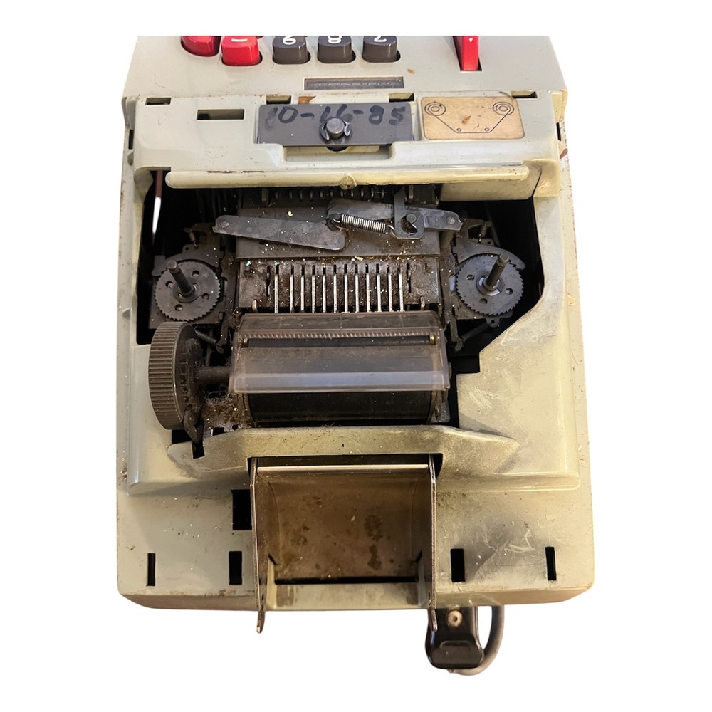 Hermes Precisa Model 209-10 Electric Calculator Adding Machine Tested, Works