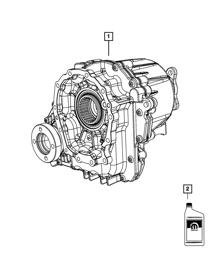 Genuine Mopar Transfer Case 52123577AA