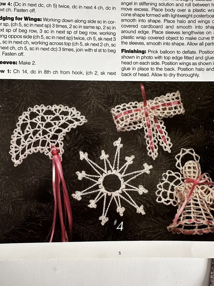 CROCHET SNOWFLAKES & ORNAMENTS LEAFLETS 2