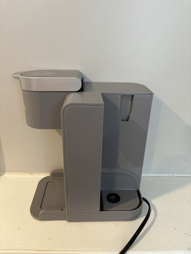 Keurig K-Mini Pod Coffee Machine Gray Removable Drip Tray K-Cup Compatible