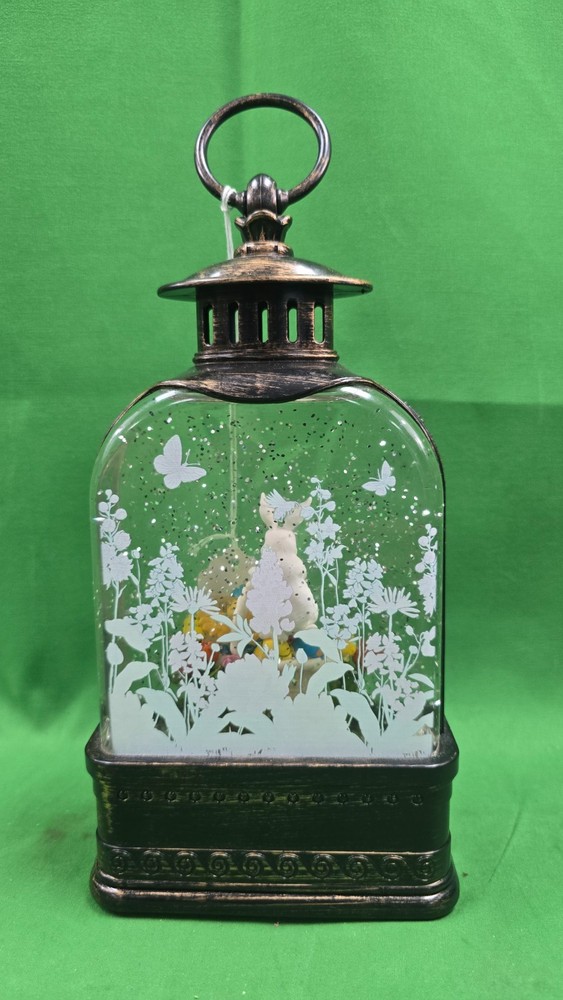 Bunny & Chicken Glitter globe (E1)