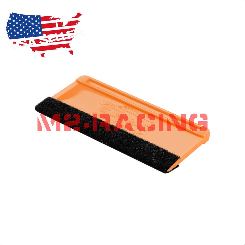 2x Mini Felt Edge Squeegee Scraper Vinyl Wrap Decal Sticker Application Car Tool