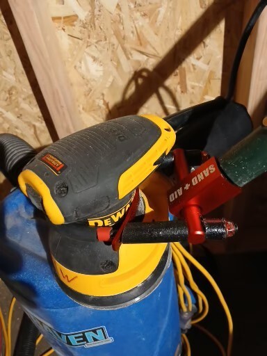 Sand Aid- Orbital Sander Attachment -Extension Pole/Handle Accessory-Pole Sander
