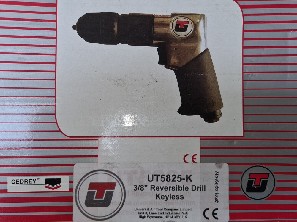 Universal Air Tools - UT5825-K - 3/8" Reversible Keyless Drill