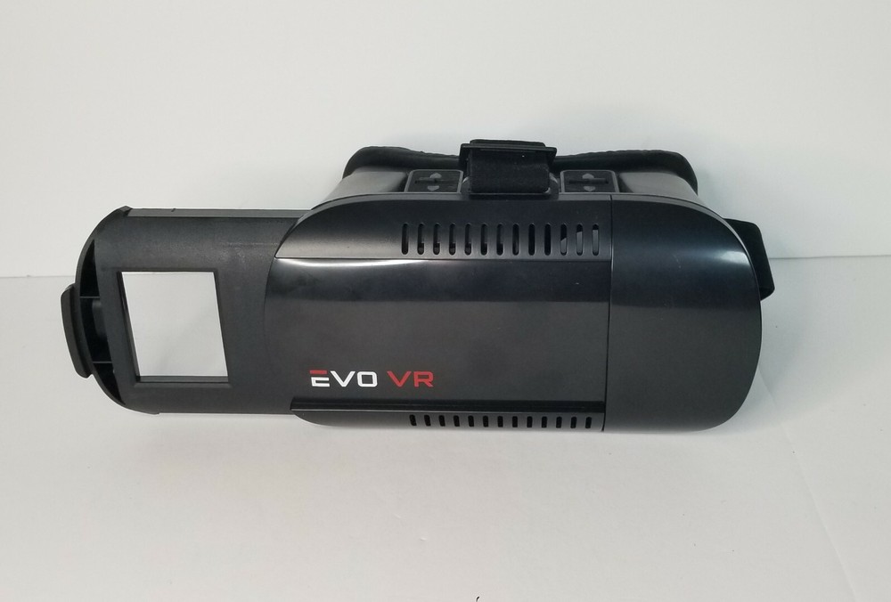EVO VR - Virtual Reality Headset for All Smartphones - IOS & Android - Black